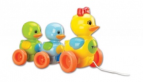 Каталка-игрушка Веселая Утиная Семейка (Tomy, E4613st)